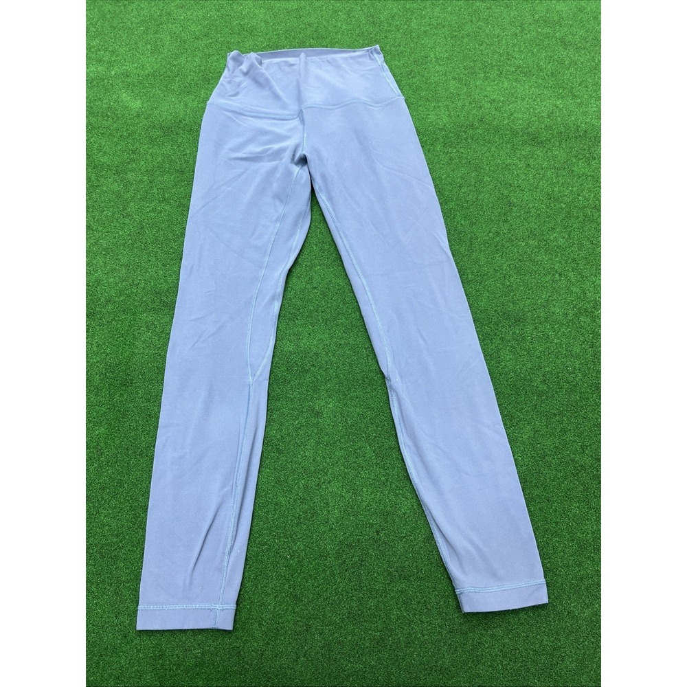 Lululemon Align High Rise Leggings Crop Blue Green Women's Size 4